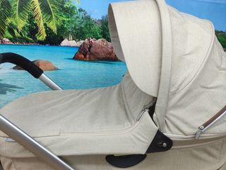 Очень дёшево! гламурная колясочка stokke crusi 3 в 1 лён! + набор Kit foto 2