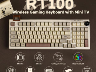 EPOMAKER RT100 Mechanical Keyboard, Retro White foto 8