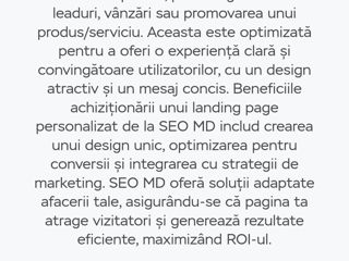 Servicii de creare landing page foto 2