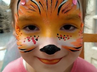 Pictez copii la diferite evenimente. Бодиарт на лице. Аквагрим. Face painting. Desene pe față. foto 10