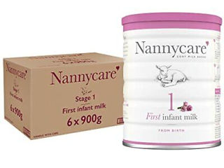 (3)Nannycare 2 Lapte praf de capră 900 g Formulă de continuare pentru bebeluși 6-12 luni vitamina D foto 3