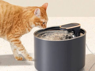 Туалет для котов с бортиком / Автоматическая поилка Pet Water Dispenser foto 6