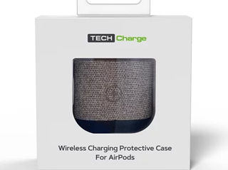 Чехол для беспроводной зарядки Tech Charge AirPod (ткань) & Nomad Apple Airpods Case foto 4