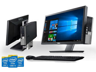 Dell OptiPlex 790 USFF All-in-One (i5-2400/ 8GB/ SSD 256GB). Licență Win 7/10Pro. Garantie 2 ani