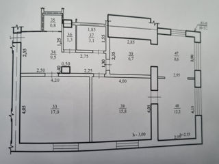 Apartament cu 3 camere, 75 m², Centru, Drochia