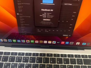Apple MacBook Air 13 M1/8gb/256gb Гарантия 12 месяцев! Breezy-M SRL Идеальное состояние!