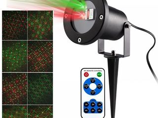 Лазерный уличный новогодний морозостойкий проектор outdoor laser light foto 4