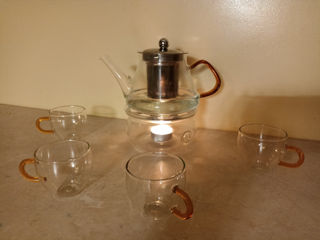 Уникальный чайно-кофейный сервиз-светильник!!! foto 3