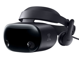 Samsung hmd odyssey+ windows mixed reality headset with 2 wireless controllers 3.5" black foto 2