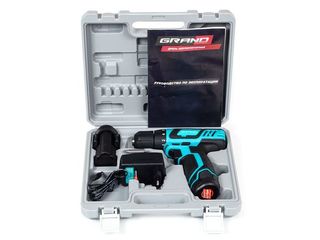 Reduceri! Шуруповерт аккумуляторный grand да-12м/surubelnita cu acumulator/garantie/livrare gratuita