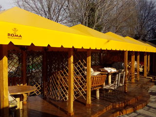 зонт, навес для терасы , летнее кафе, терраса, открытый ресторан, тент на террасу, тентовый павильон foto 4