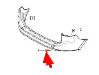 заглушка бампера буксировочного крюка задняя Volvo xc60 foto 2