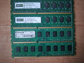 Память DDR3 4Gb 1600Mhz- 125 лей фото 1