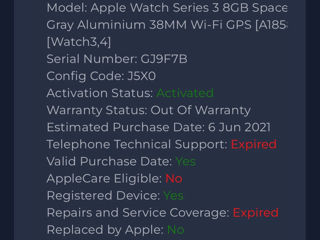 Apple Watch 3 / 38mm / GPS / Space Gray foto 9