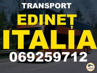 Transport pasageri Moldova-Italia din tot Nordul Moldovei !!! foto 2