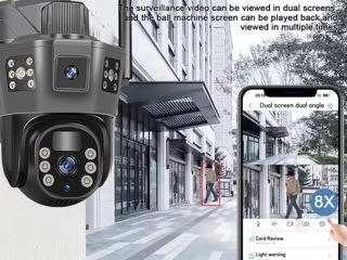 Smart camera 360 rotire 2 obiective foto 9