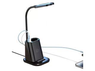 XO WX032 (suport stilou, lampă de birou, încărcător wireless) încărcător wireless 3 în 1 de 25 W foto 2