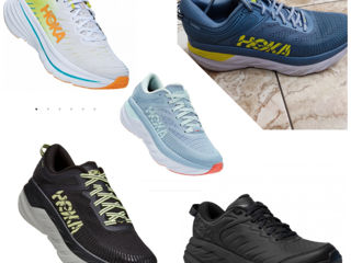 Размеры 36-49 кроссовки для длительных тренировок и ходьбы Hoka Bondi 7, 8, X, Clifton 8