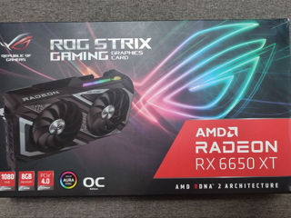 Видеокарта rx 6650xt rog strix oc