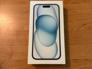 iPhone 15, 128GB, blue, Sigilat