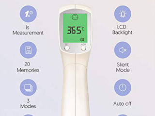 Бесконтактный инфракрасный термометр CocoBear DT-70 (DM) foto 3