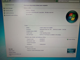 Asus,250Gb,CPU Dual E5300, 2,6GHz DVD-RW + принтер Canon LBP 1120 foto 5