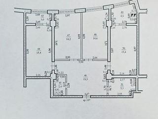 Apartament cu 3 camere, 97 m², Ciocana, Chișinău foto 10