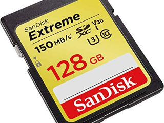 Супер цена ! SD Card 128Gb. SanDisk Extreme 4K. 150Mb/sec