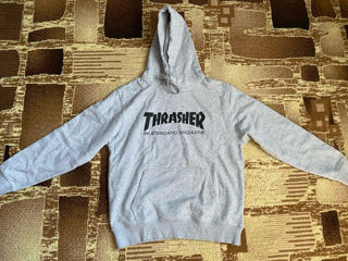 thrasher gray hoodie