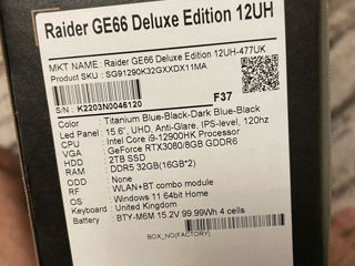 MSI Raider GE66 Deluxe foto 2