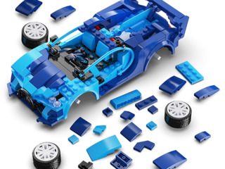 Nou constructor CaDA Technic Bugatti misina sport (programabila / RC) (325 pcs) foto 3