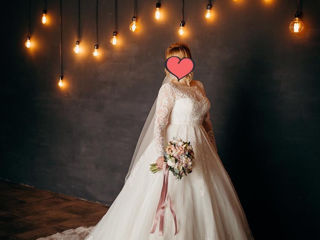 Rochie de mireasă Naviblue Bridal, model anul 2023, mărimea M-L(44) model 16488 Laura, ivory culoare foto 2
