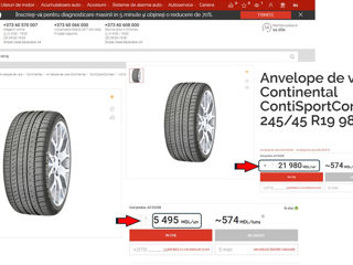 Vand Anvelope Continental marimi 245/45/R19 foto 10