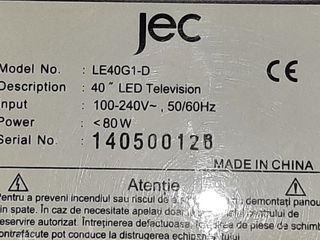 Продам TV JEC LE40G1-D foto 3