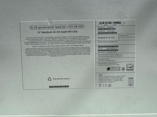 Apple MacBook Air 13 M3 16/512GB New (2024 Late) 1499€ in Stock !!! foto 5