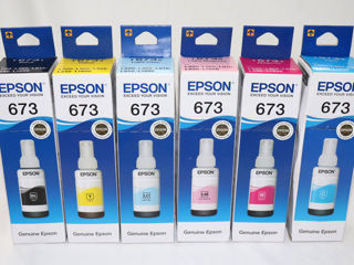 Cerneala / Чернила Epson Original T673(6 цветов)  /T664 (4 цветов) 1000 lei