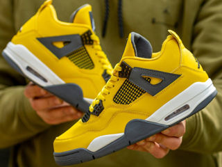 Nike Air Jordan 4 Retro Yellow Unisex foto 4