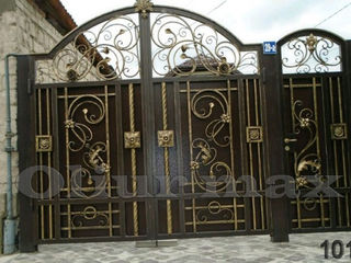 Ворота, заборы, решётки, козырьки,  перила,металлические двери  и другие изделия из металла. foto 5