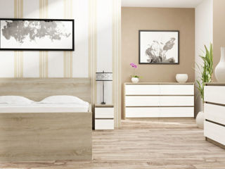 Noptiera TopEshop Malwa M2 (Sonoma Oak/White)