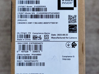 Lenovo Thinkpad T14 GEN4. Core I7-1355U. RAM-16GB DDR5. SSD-512GB. NOU! foto 5