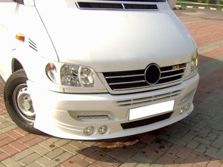 Передний бампер под покраску (стекловолокно) W901 - Mercedes Sprinter W901-W905 1995-2006 foto 3