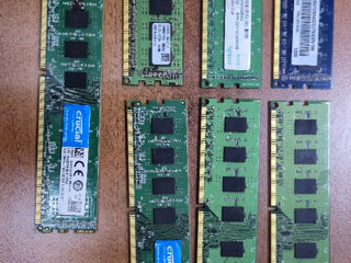 RAM DDR3 4Gb Samsung, Hynix,Micron,Kingston,..1333-1600 MHz -70 Lei bucata