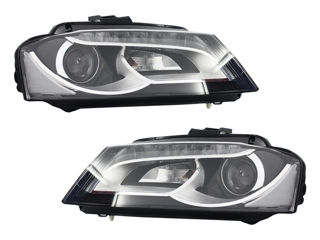 Faruri LED DRL compatibil cu Audi A3 8P 8P1 8PA (2009-2013) Facelift Look, фары