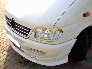 Передний бампер под покраску (стекловолокно) W901 - Mercedes Sprinter W901-W905 1995-2006