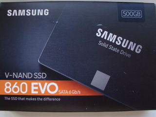 SSD SAMSUNG 860 EVO V-Nand, Sata 3, 500 GB, 1TB, NOU sigilat.  Pret 500 GB – 1300 lei, 1 TB-2000 lei foto 1