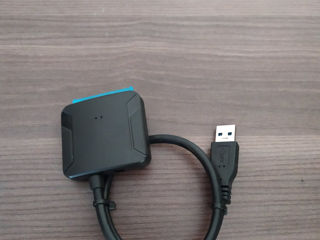 Адаптер, SATA на USB 3.0, новый, доставка foto 5