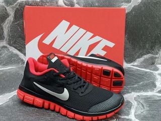 Nike free run 3.0 black red foto 1