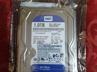 Новый HDD WD Blue 1TB - 700 лей. foto 2