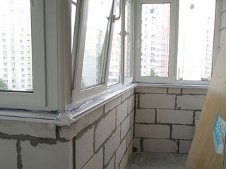 Renovarea și extinderea balcoanelor și loggii, zidire gazobloc.Balcoane demolarea alungirea balconul foto 9