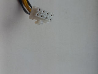 Переходник 6 pin в 8 pin Adaptor, 2 Molex LP4 4 Pin на 8 Pin PCI-E Express Кабель foto 3